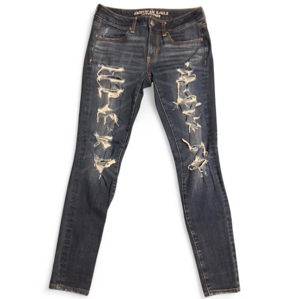 AE Distressed Skinny Jeans